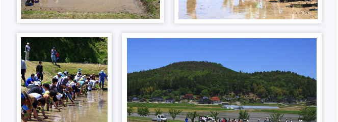 世羅田打地区（農）さわやか田打の田圃にて