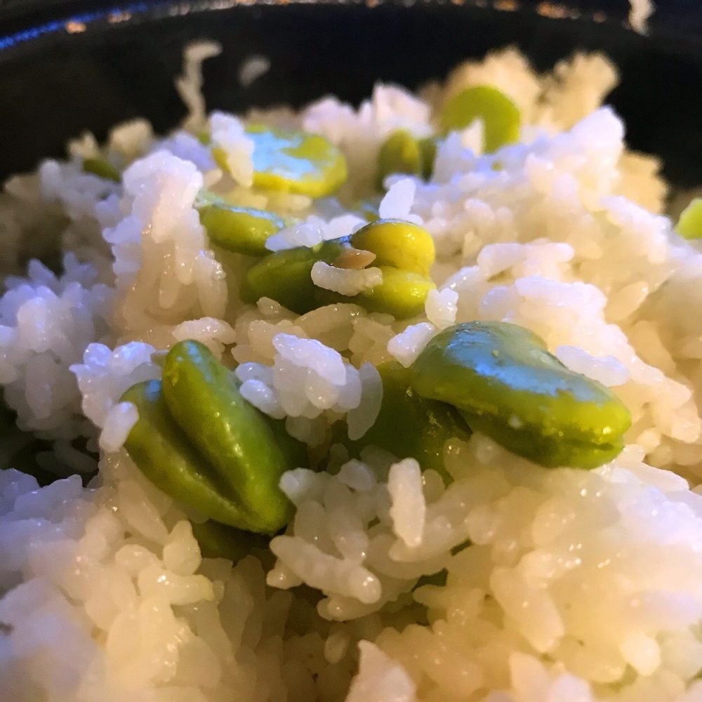 そら豆ごはん
